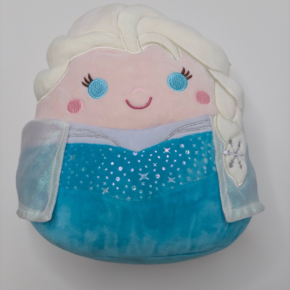Squishmallow 10” Disney Frozen Elsa Plush Officially Licensed Kellytoy Ice Queen